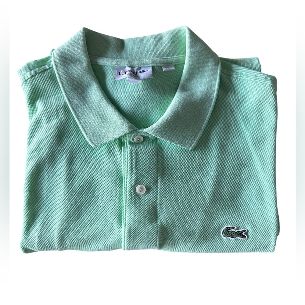 Pastel green shirt
